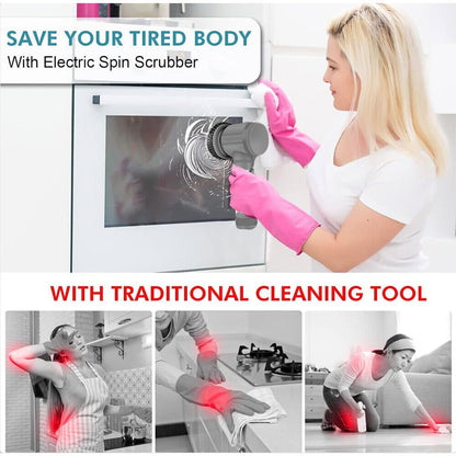 Rechargeable Electric Cordless Turbo Scrub Cleaner