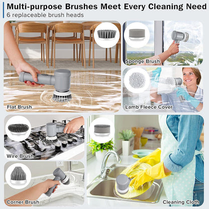 Rechargeable Electric Cordless Turbo Scrub Cleaner