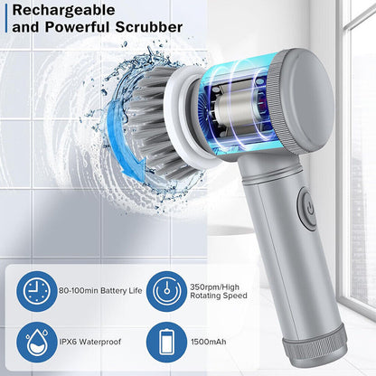 Rechargeable Electric Cordless Turbo Scrub Cleaner