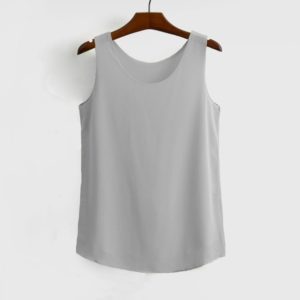 Women's White Chiffon Shirt With Bottoming Chiffon Camisole