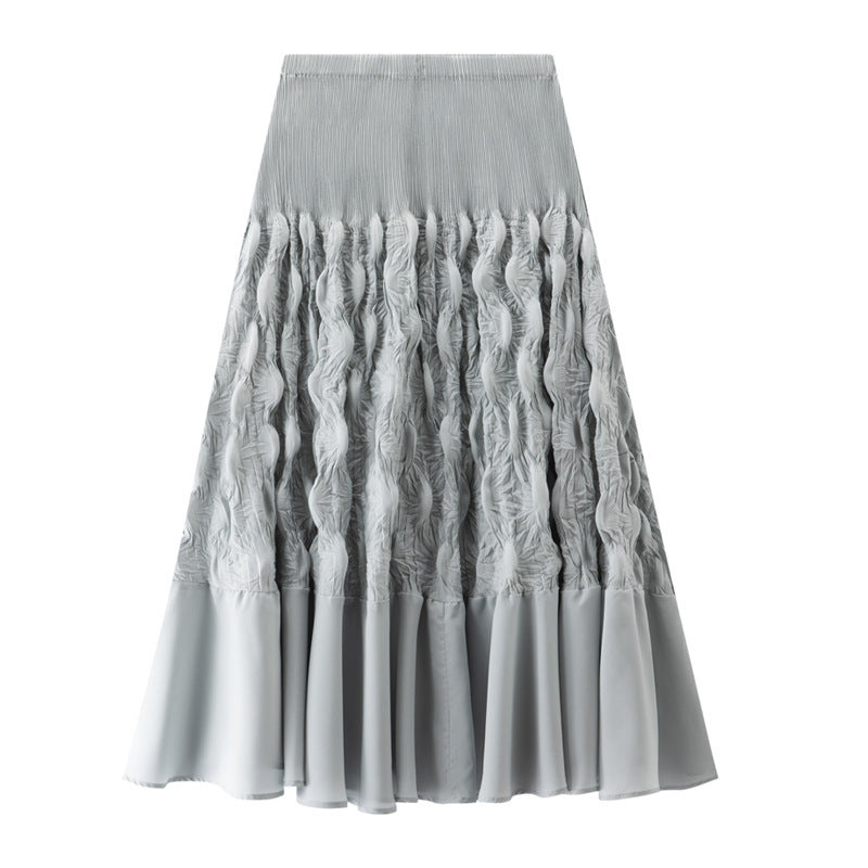 Niche Design Slimming Graceful Pleated Skirt