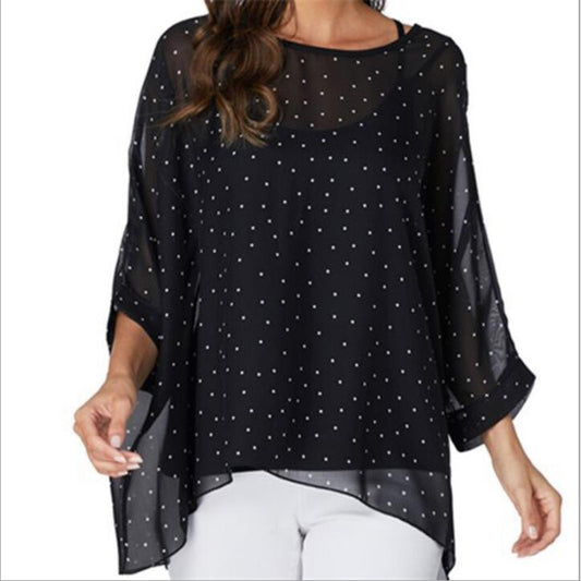 Ops Shirt Casual Beach Boho Blouses Female Oversize Clothing