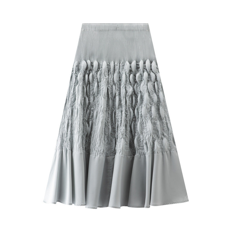 Niche Design Slimming Graceful Pleated Skirt