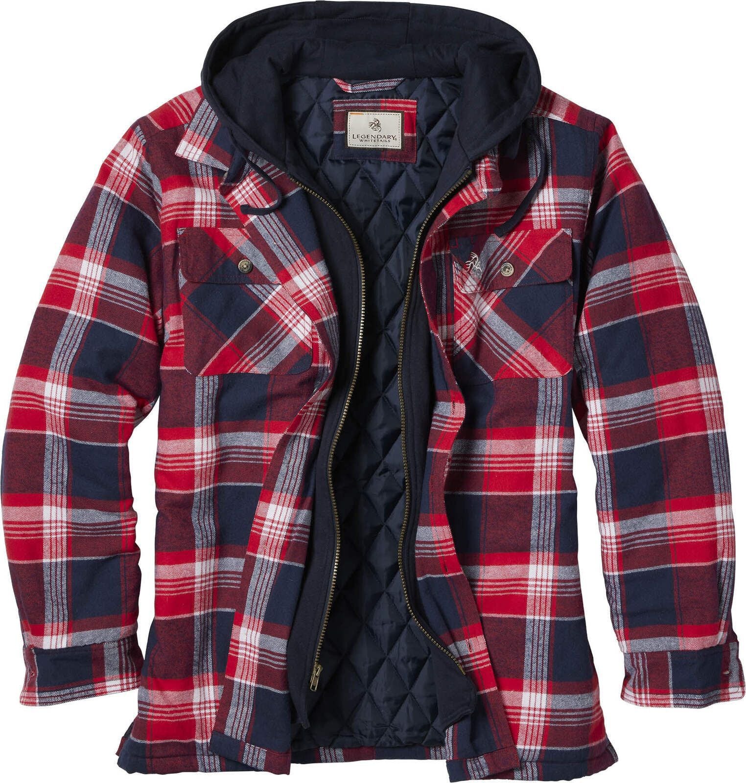 Cotton Coat Plaid Printed Loose Jacket Men