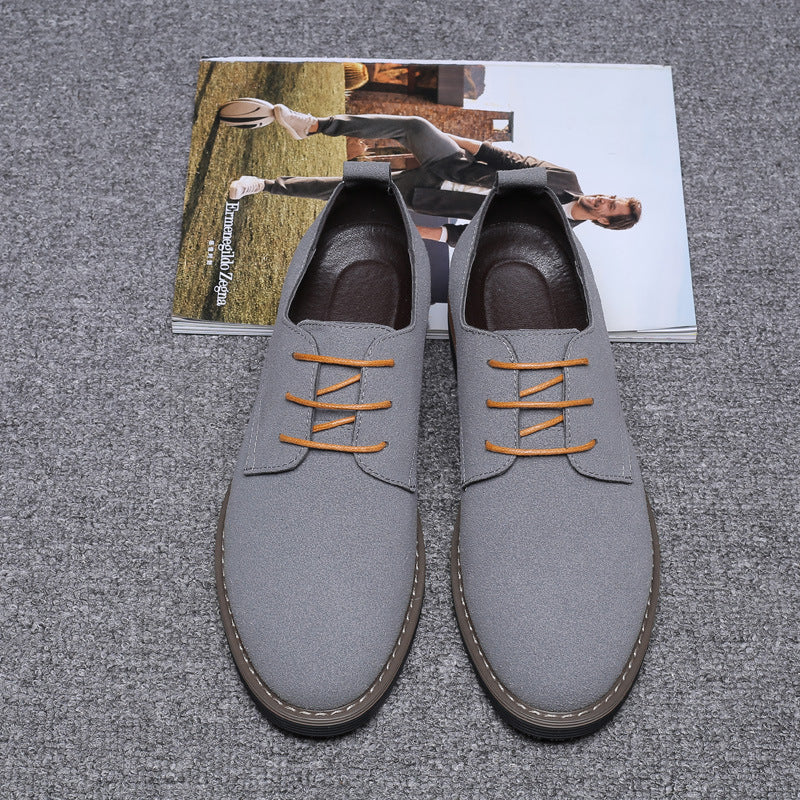 Men's Plus Size Frosted Casual Shoes Fashion British