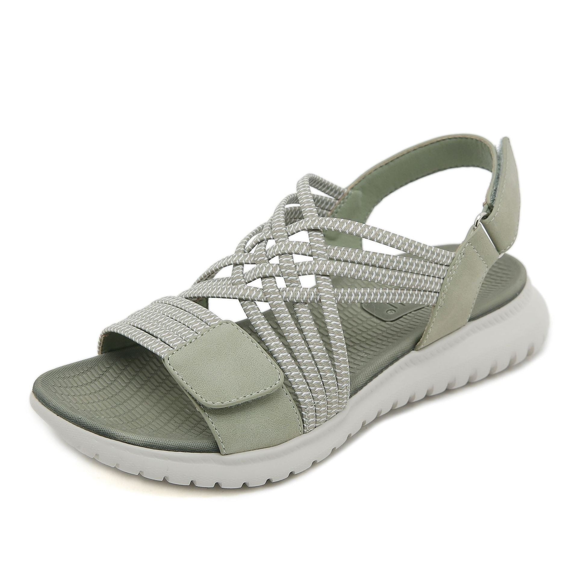 Summer Sandals Women's Lightweight Sports Style Comfortable Elastic Plus Size Sandals